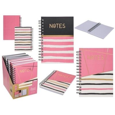 Rose/Gold-Schwarzes Notizbuch, Notes,