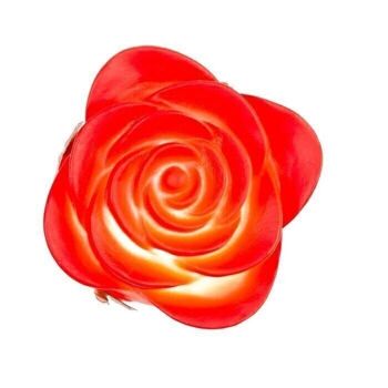 Rose rouge avec LED changeant de couleur (pile incluse) 5