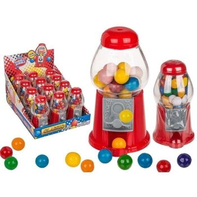 Red chewing gum dispenser with approx. 25 g chewing gum,