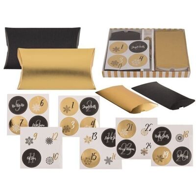 Black/gold advent calendar,