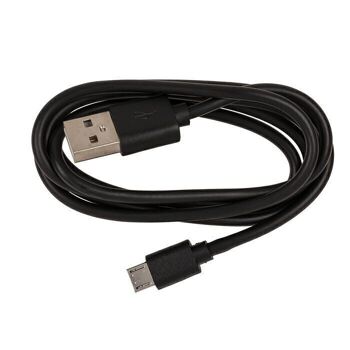 Câble USB noir, type Micro, L : environ 1 m, 3