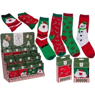 Christmas themed socks, one size,