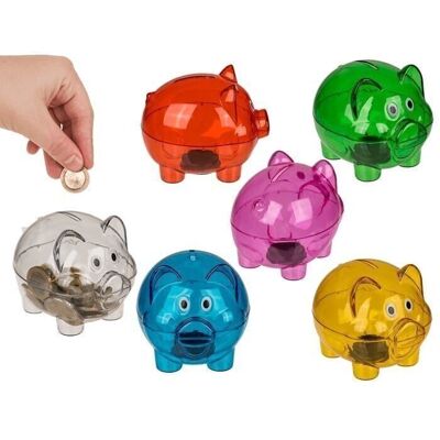 Money box, little pig, approx. 10 x 8 x 8 cm,