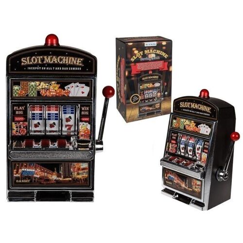 Spardose, Spielautomat, mit Klingel & LED,2