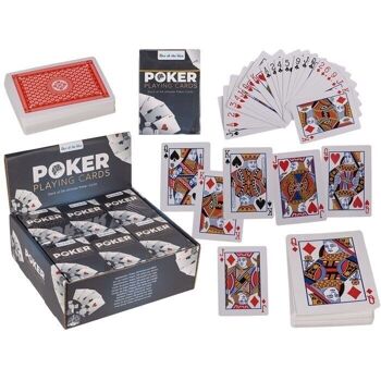 cartes à jouer, poker, 54 cartes par main, 1