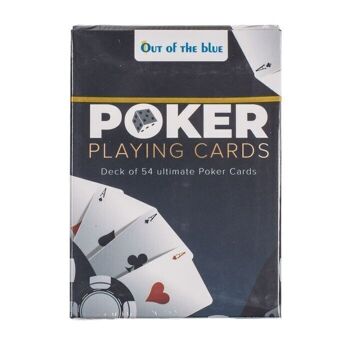 cartes à jouer, poker, 54 cartes par main, 4