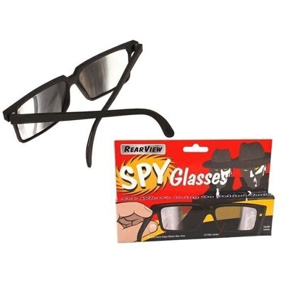 spy glasses with side mirror in temple,