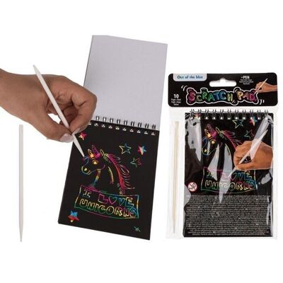 spiral pad, colorful scratch paper,