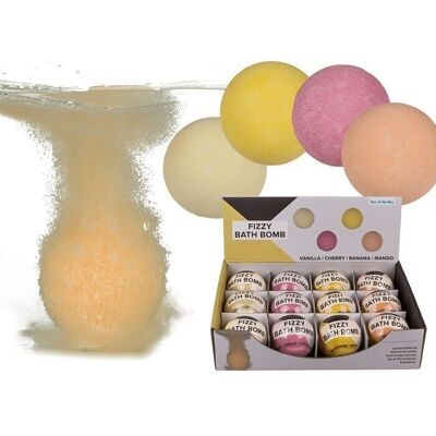 Bubbling bath ball, Fruity, approx. 180 g,