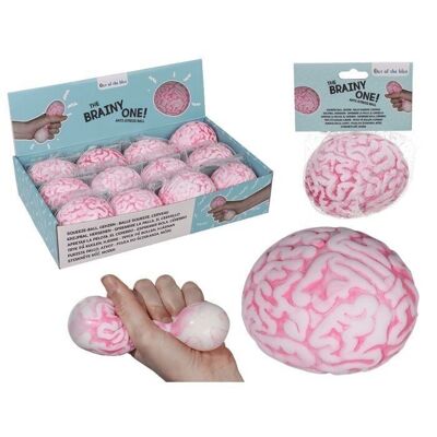 Squeeze ball, brain, approx. 8 cm,