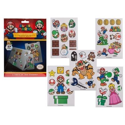 Set di adesivi, Super Mario (Regno dei funghi),