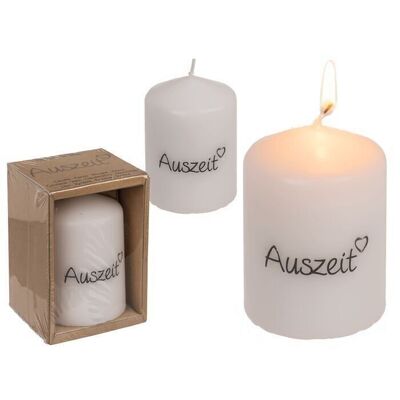pillar candle, time out,