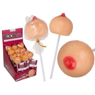 Candy lollipop, breast, approx. 50 g,