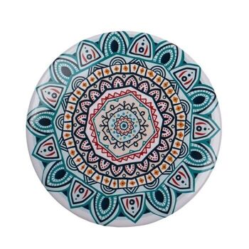 Miroir de poche, mandala, environ 7 cm, 4