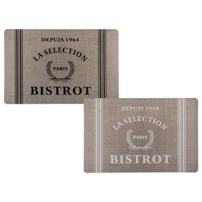 placemat, bistrot, approx. 43.5 x 28.5 cm,
