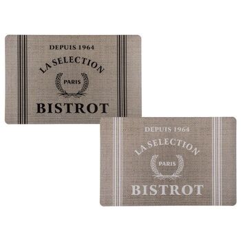 set de table, bistrot, environ 43,5 x 28,5 cm, 1