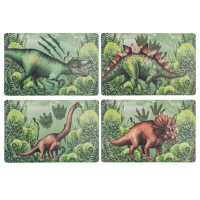 Mantel individual, dinosaurio, 43,5 x 28,5 cm aprox.,
