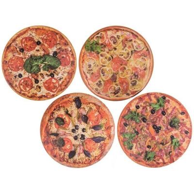 Placemat, pizza, D: approx. 38 cm,