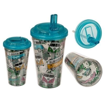 Vaso para beber, VW T1 Bus - Surf Adventure,