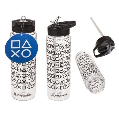 Botella de plástico para beber, Playstation (Formas),