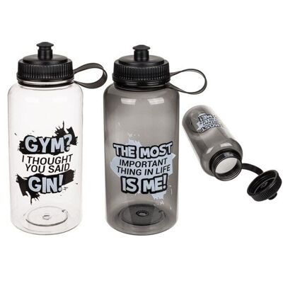 Drinking bottle, Sports, for approx. 1 l, H: approx. 23 cm,