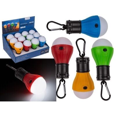 Lampe de camping universelle avec mousqueton,