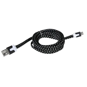 Câble de charge USB & Micro-USB avec revêtement textile, 3