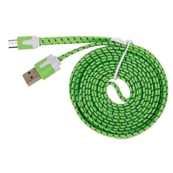 Câble de charge USB & Micro-USB avec revêtement textile, 4