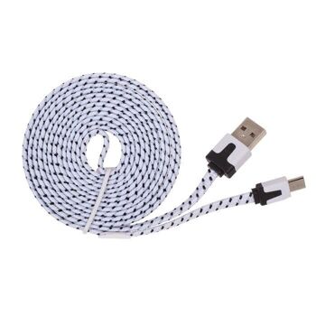 Câble de charge USB & Micro-USB avec revêtement textile, 5