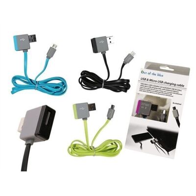 USB & Micro USB charging cable,