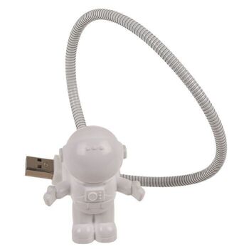 USB LED Astronaut, environ 7 x 33,5 cm, avec câble USB, 5