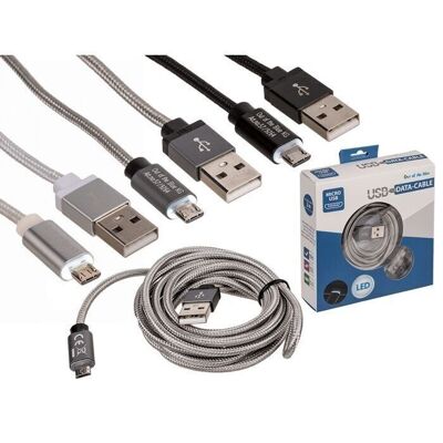 USB charging cable for Micro-USB, approx. 2 m,