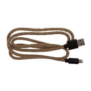 Câble de chargement USB, corde, pour iPhone, Micro USB & 3