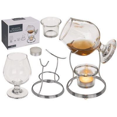 Réchauffeur de cognac, 4 pièces,