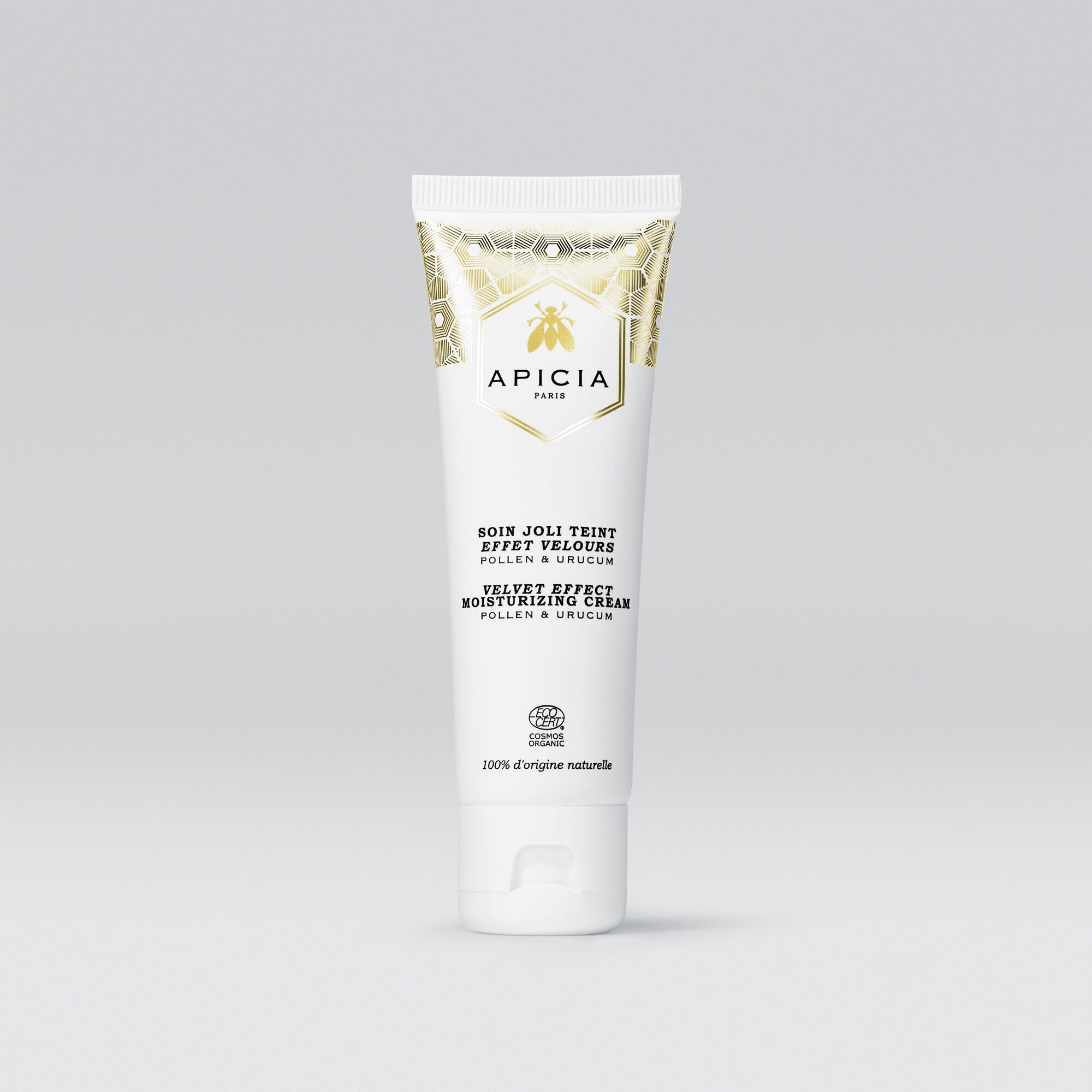 Bella cura della carnagione con effetto velluto organico