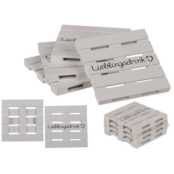 Dessous de verre en bois blanc, boisson préférée,