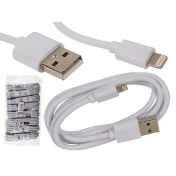 Câble USB blanc pour iPhone, L : environ 1 m, 1