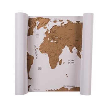 Carte du monde à gratter, environ 42 x 30 cm 2