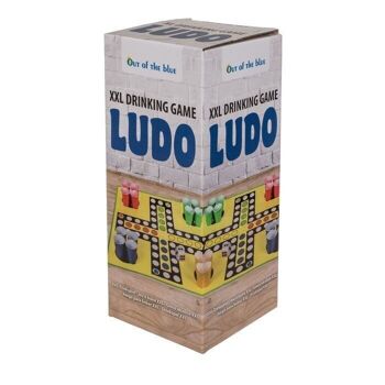 Jeu à boire XXL, Ludo, avec 16 gobelets, 2