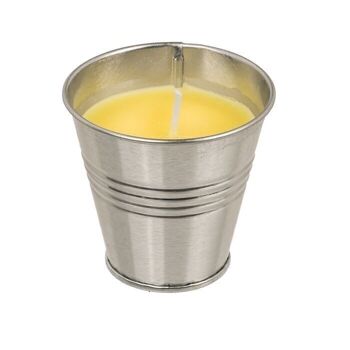 Bougie parfumée au citron, dans un pot en zinc, 4