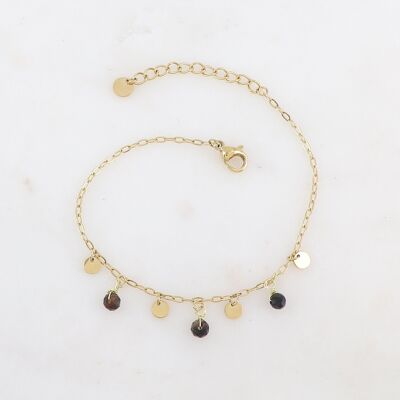 Minerva Armband - Gold Schwarzer Achat