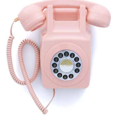 Wall Telephone Gpo 746 Rose Red