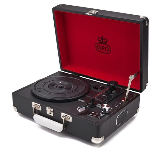 Tocadiscos Gpo Attache Negro Azul