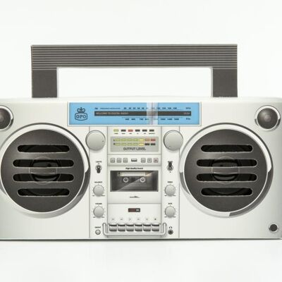 Gpo Bronx Silver Transparent Bluetooth Speaker