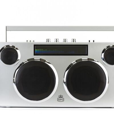 Gpo Manhattan Chrome Black Speaker