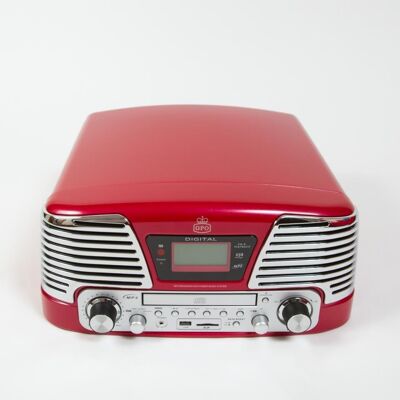 Turntable Gpo Memphis Red White