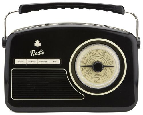 Radio Gpo Rydell 4 bandas Negra Crema