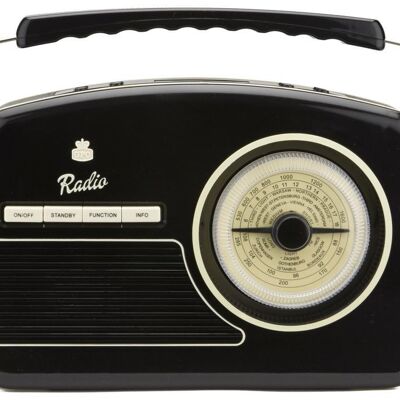 Radio Gpo Rydell 4 bands Black Cream