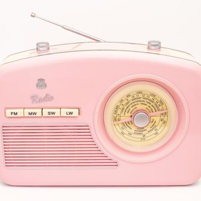 Radio Gpo Rydell 4 bands Pink Black