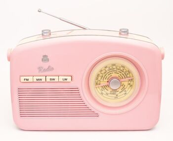 Radio Gpo Rydell 4 bandes Rose Noir